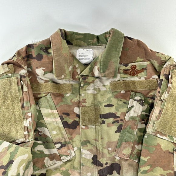 US Army insect repellent combat jacket women OCP Multicam 33 Long - Picture 4 of 12